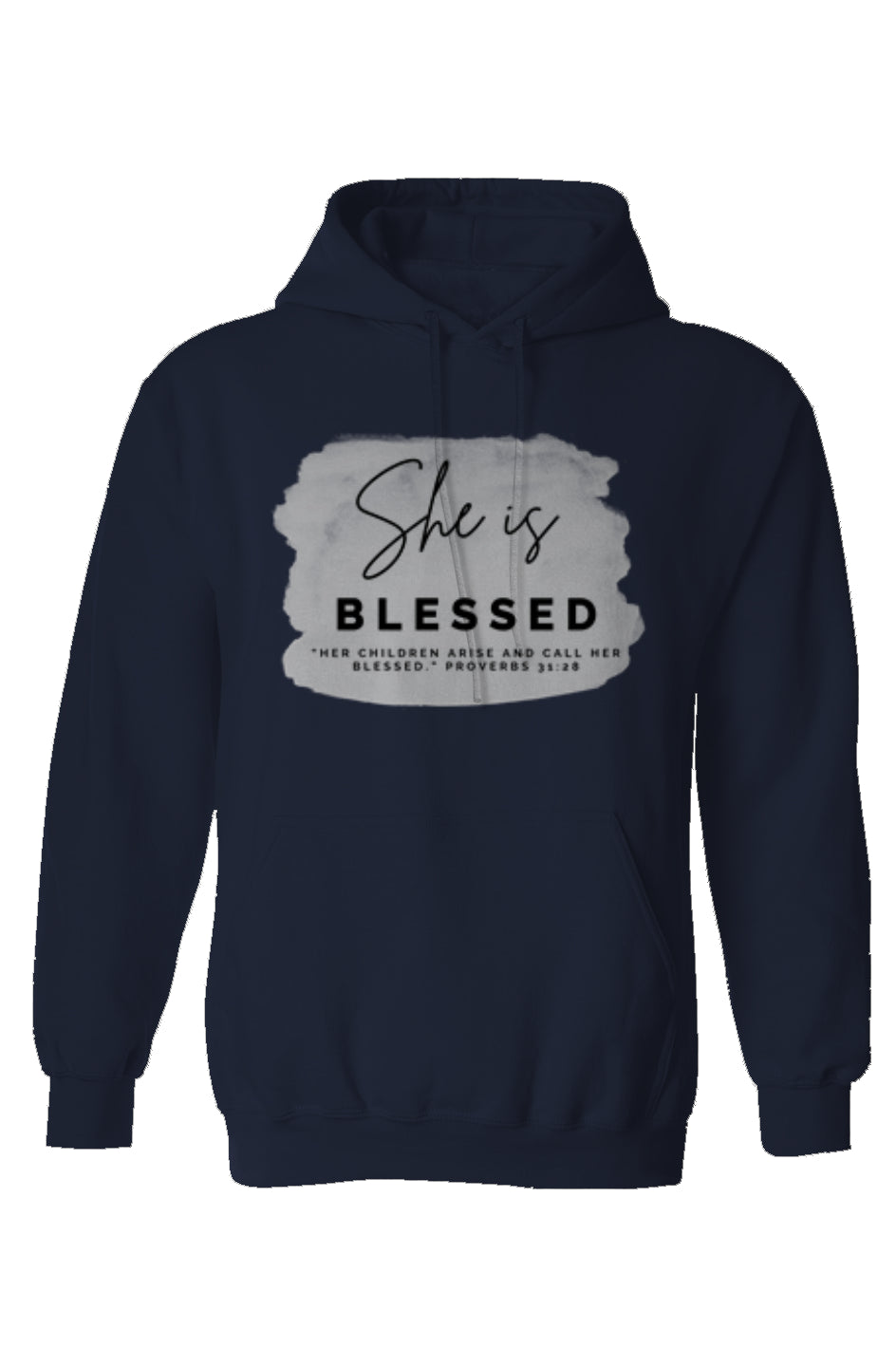 She Is | BLESSED | Cotton Hoodie
