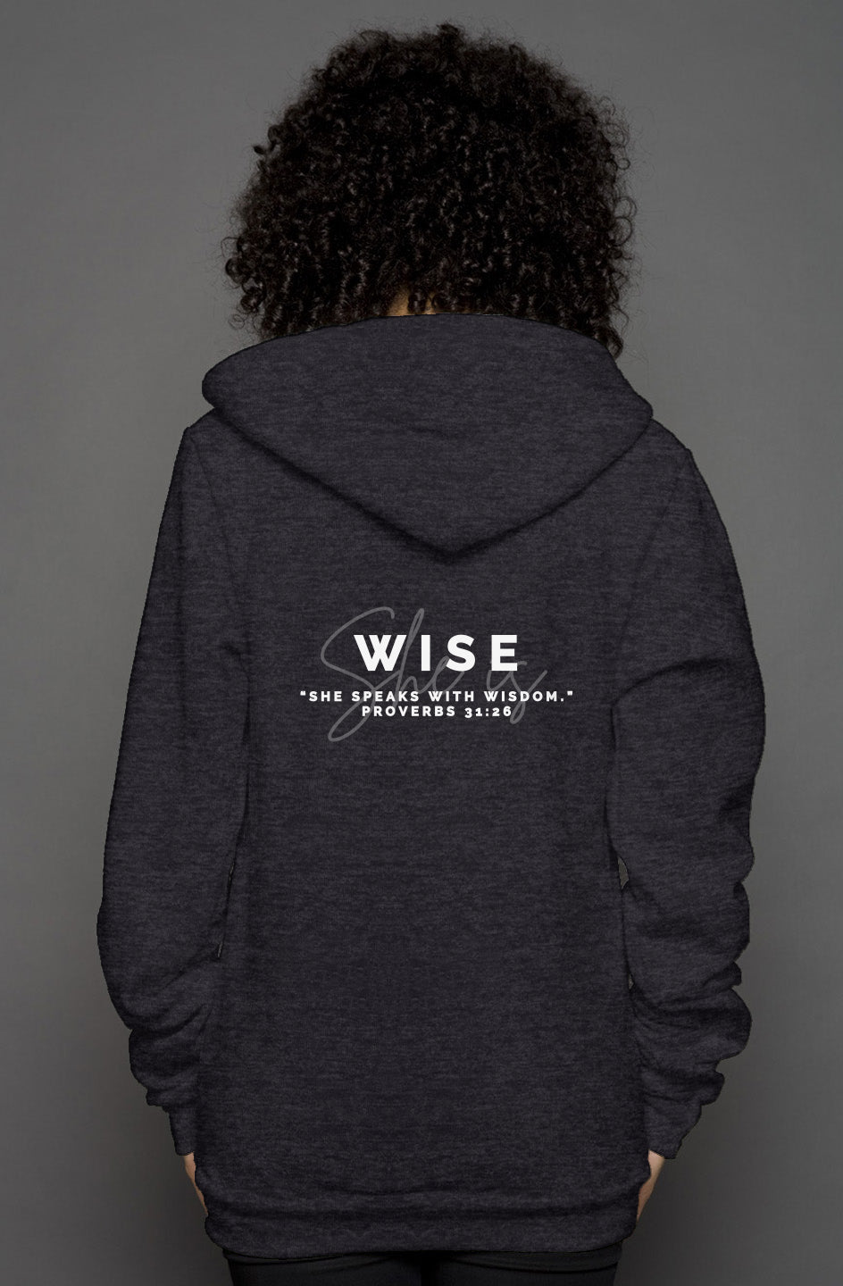 She Is | WISE | 'Zip Hoody'