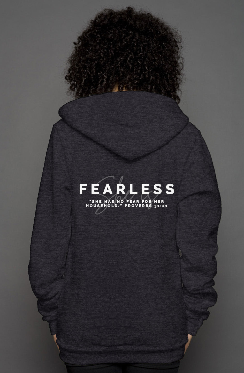 She Is | FEARLESS | 'Zip Hoody'