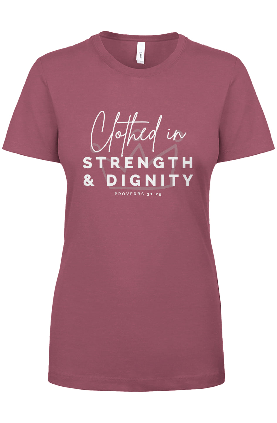 Clothed in Strength & Dignity | Crew Tee