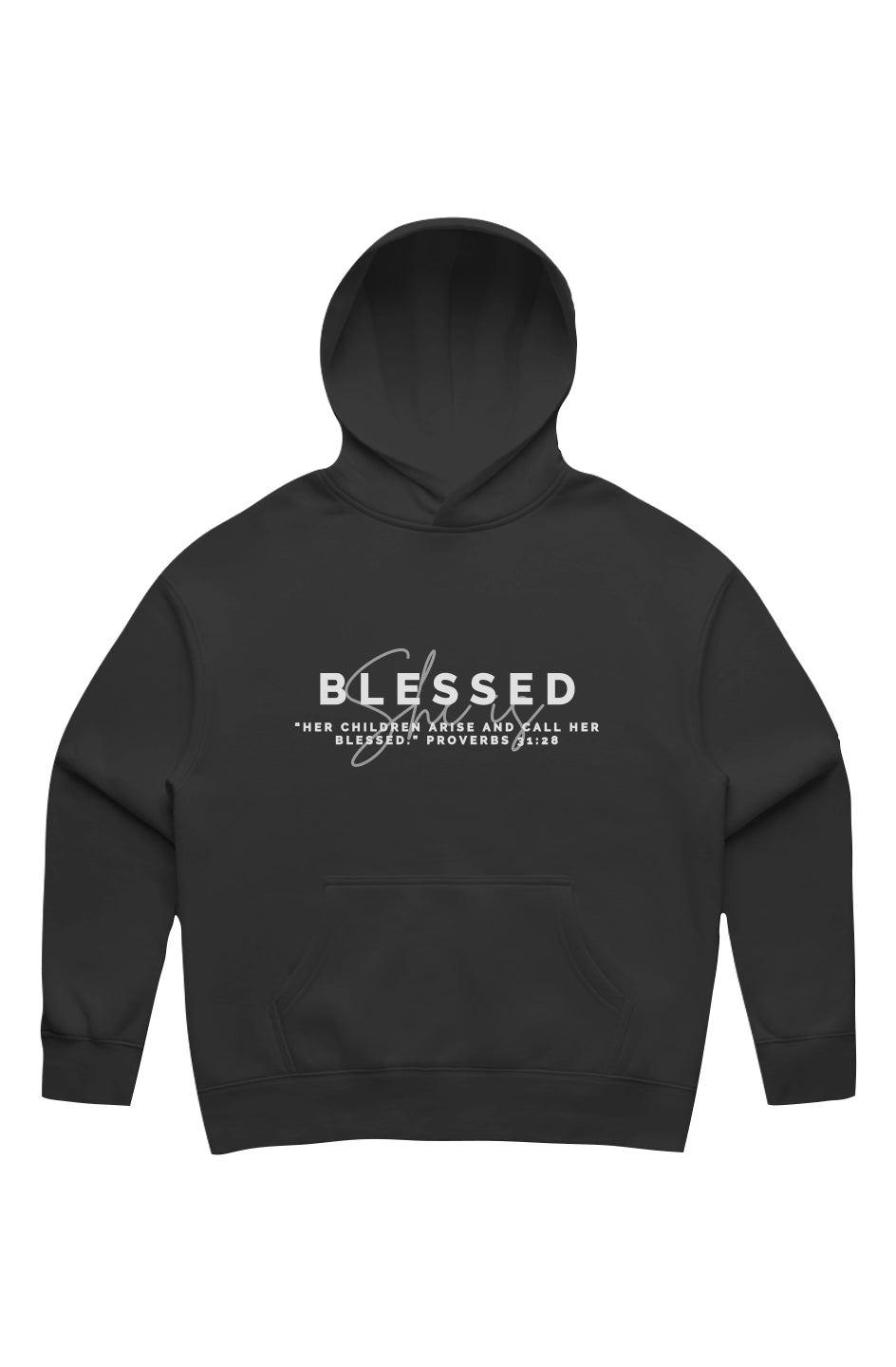 She Is | BLESSED | Relaxed Hoodie