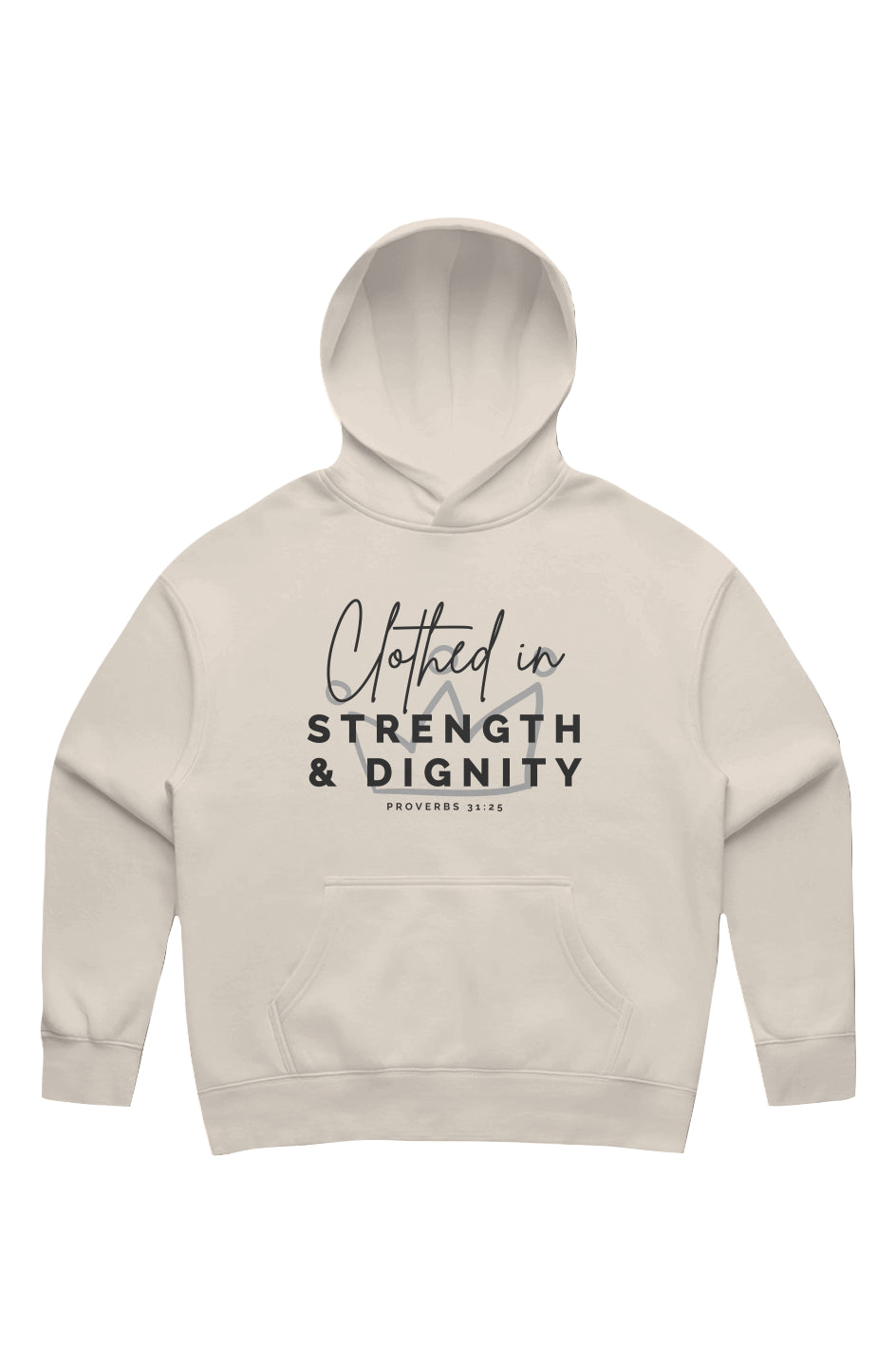 Clothed in Strength & Dignity | Relaxed Hoodie
