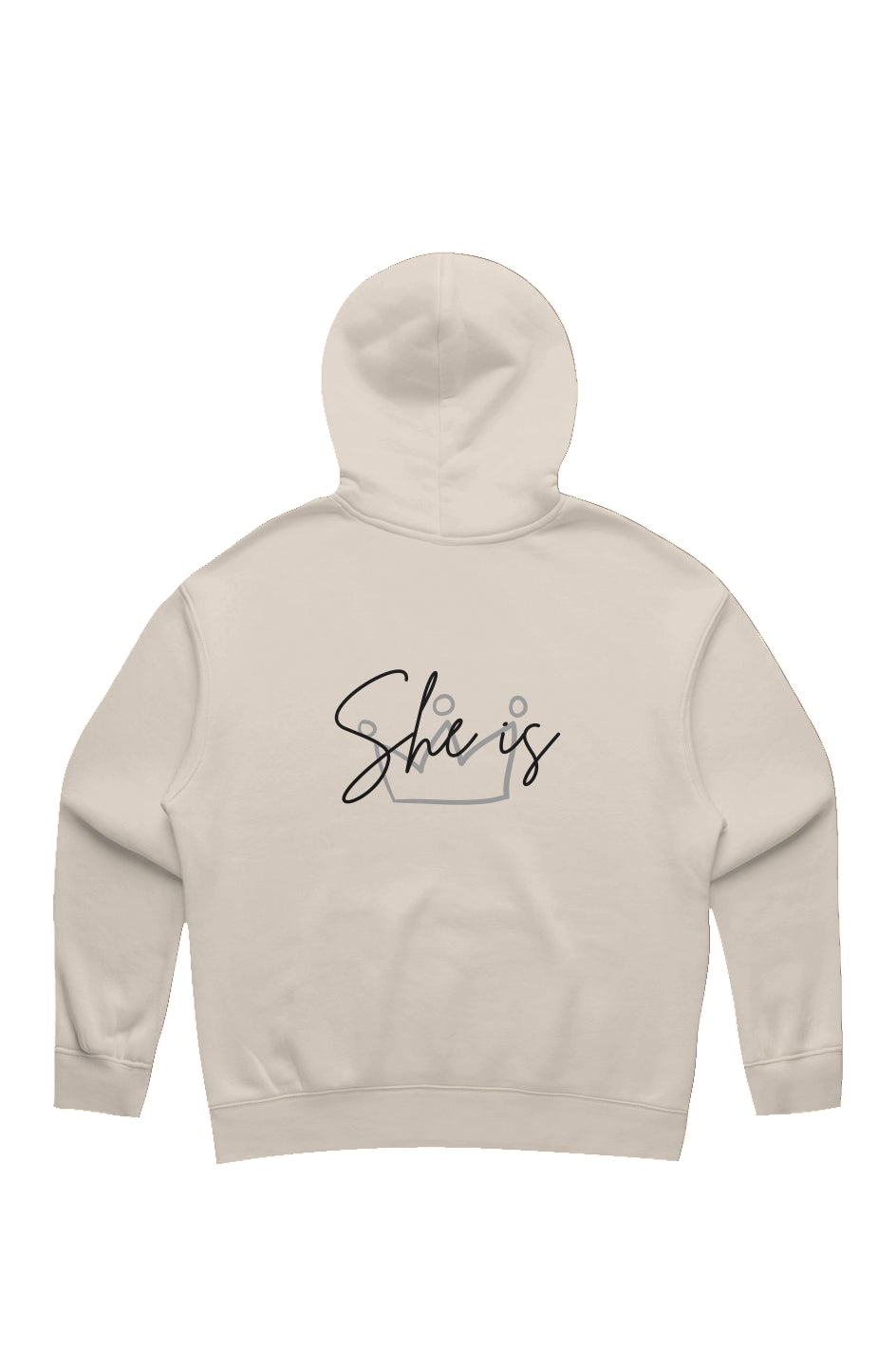 She Is | Relaxed Hoodie (back design)