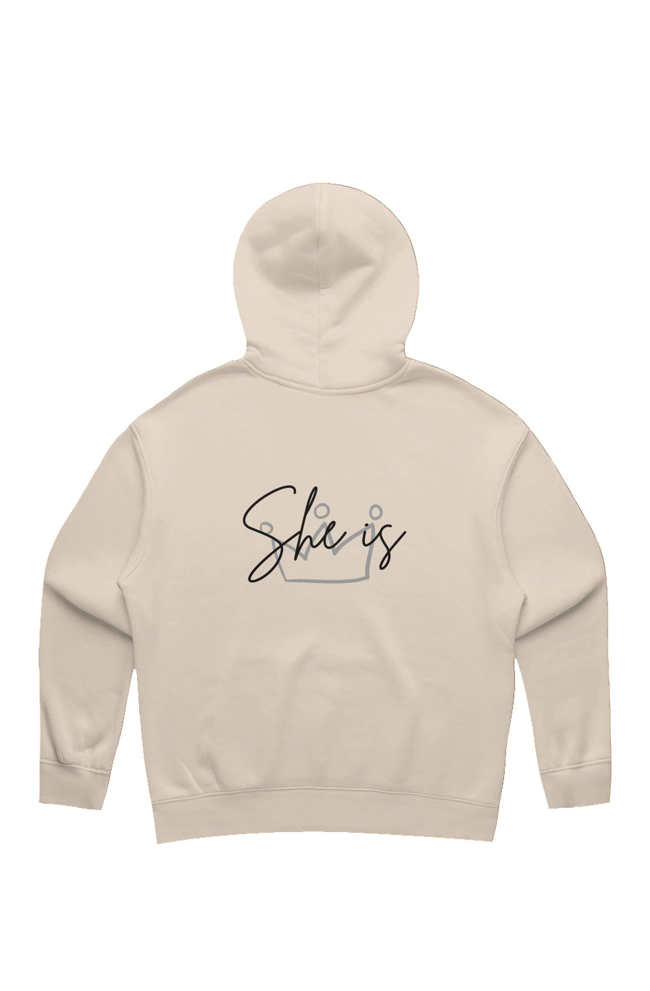 She Is | Relaxed Hoodie (back design)
