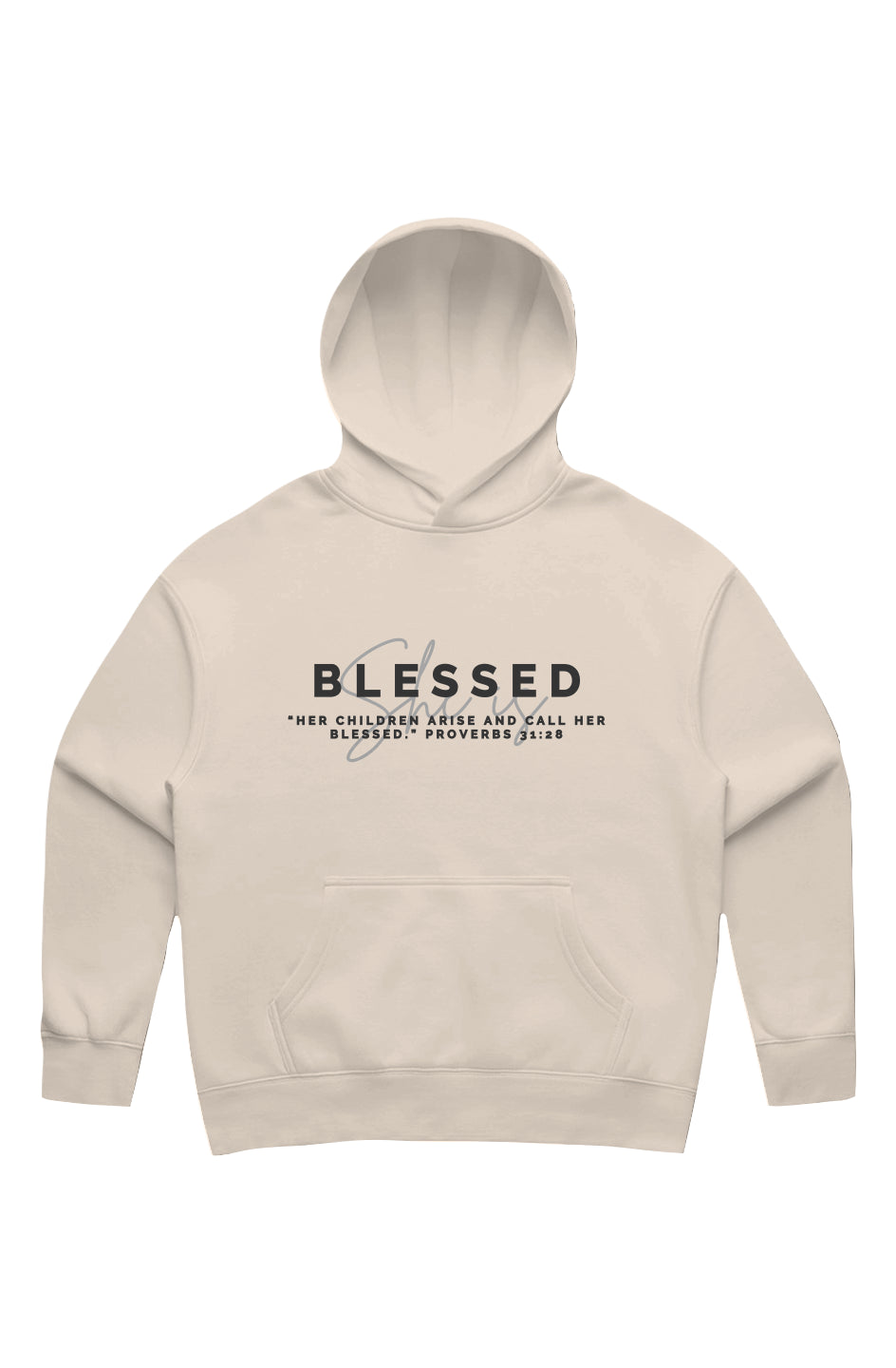 She Is | BLESSED | Relaxed Hoodie