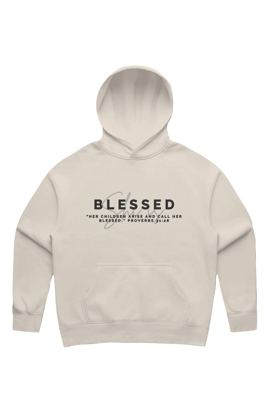 She Is | BLESSED | Relaxed Hoodie