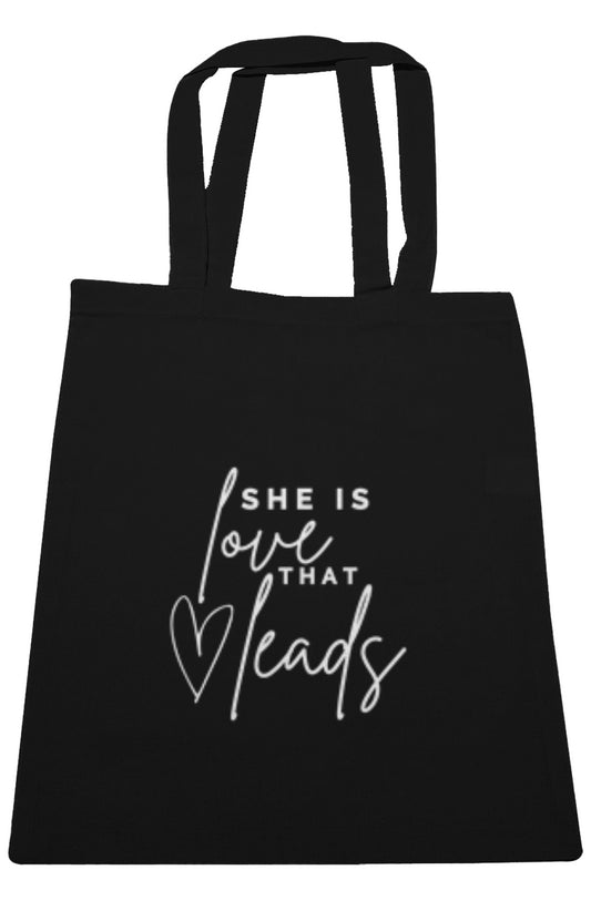 Love that Leads | Large Canvas Tote
