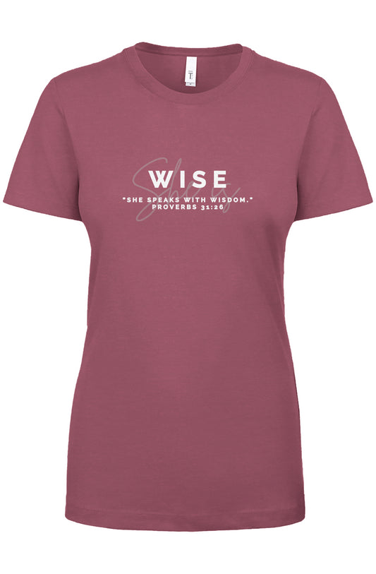 She Is | WISE | Crew Tee