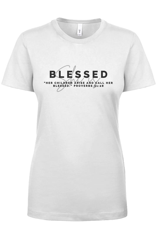 She Is | BLESSED | Crew Tee