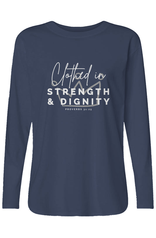 Clothed in Strength & Dignity | Relaxed Long Sleeve
