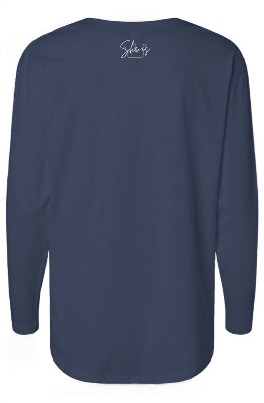 She Is | Relaxed Long Sleeve (back design)