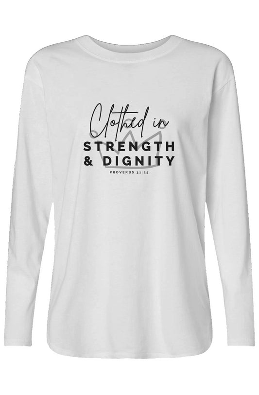 Clothed in Strength & Dignity | Relaxed Long Sleeve