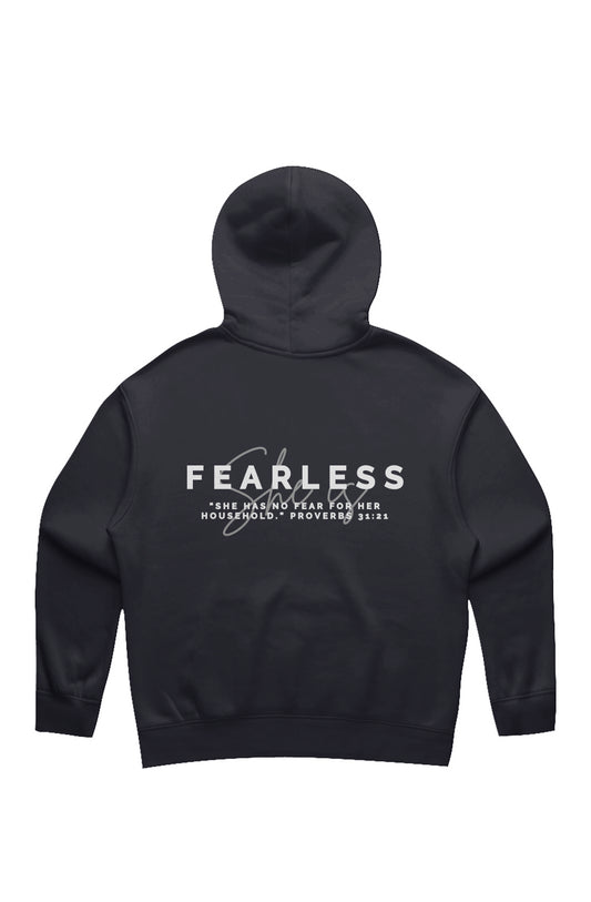 She Is | FEARLESS | Relaxed Hoodie (back design)