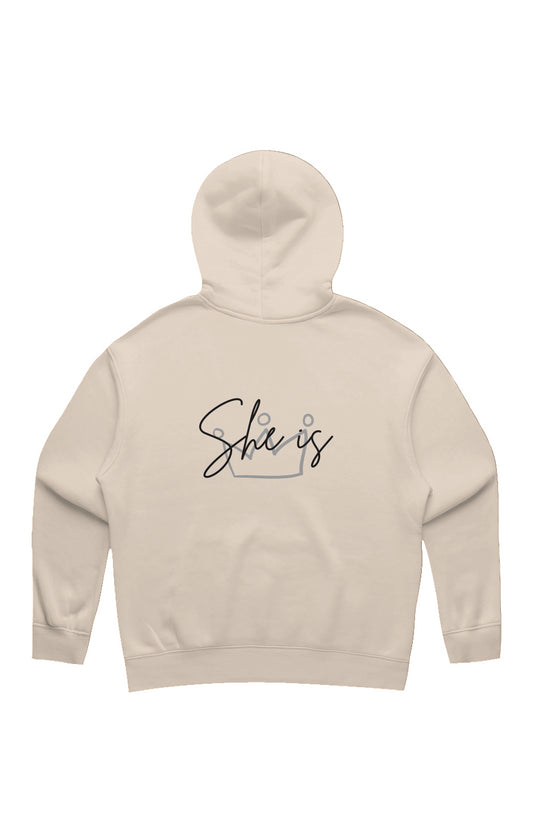 She Is | Relaxed Hoodie (back design)