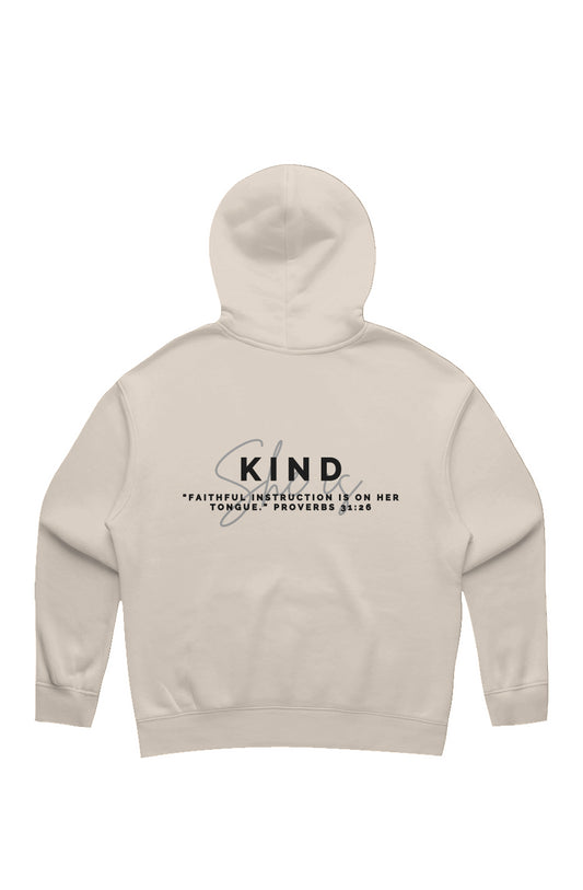 She Is | KIND | Relaxed Hoodie (back design)